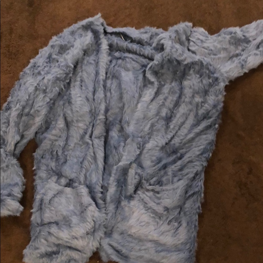 Fuzzy cardigan